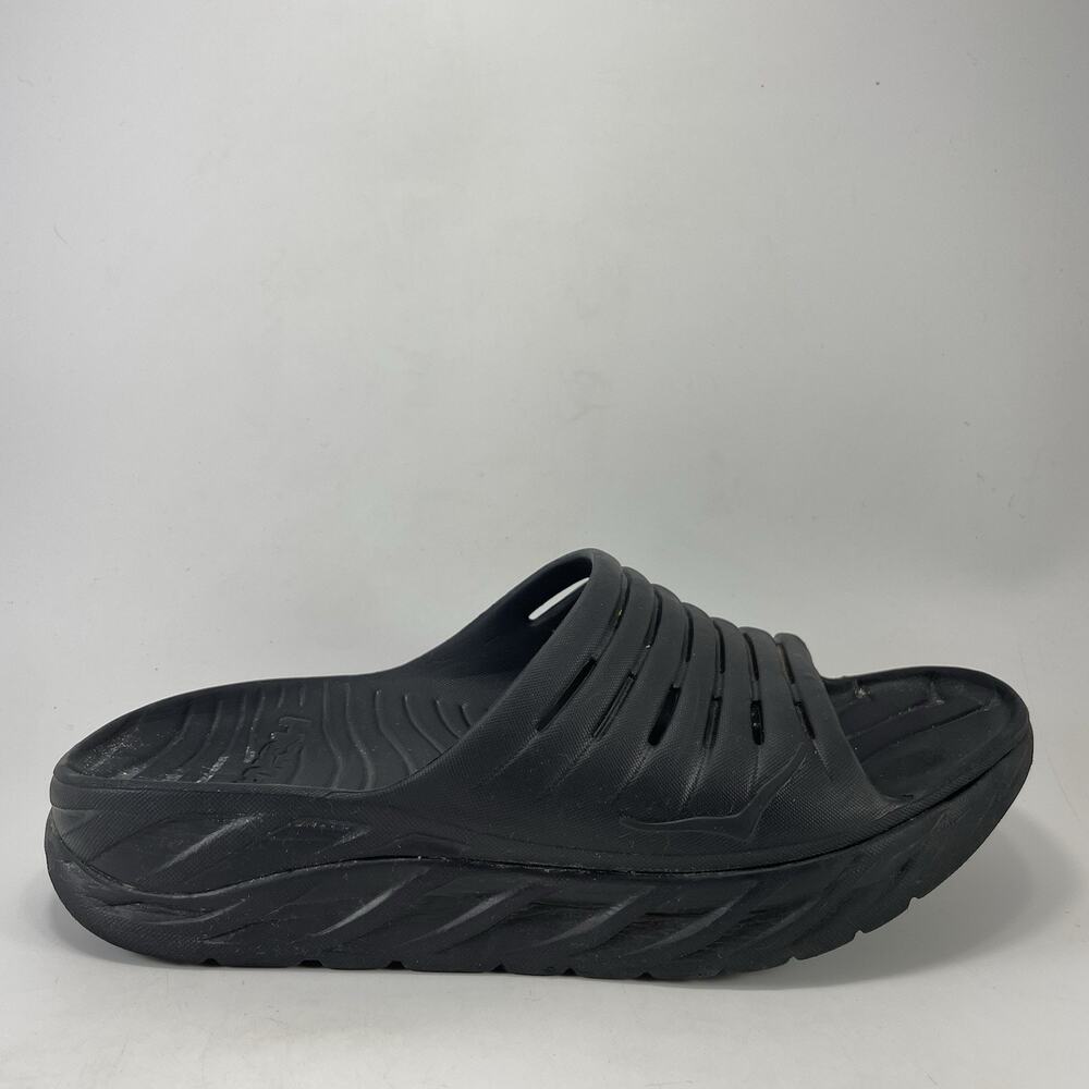 Hoka One One Ora Recovery Slide 2 Mens Size 10 Black Comfort Sandals Cushioned